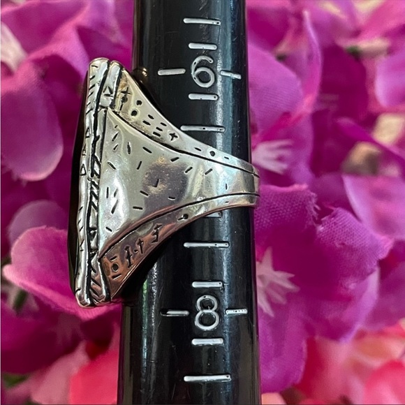 Silpada R2891 ‘BLACK TIE’ Sterling Silver Statement Ring - Picture 7 of 15